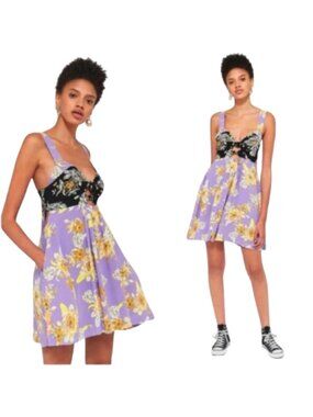 Free People Baby It's You Floral Mini Dress XS